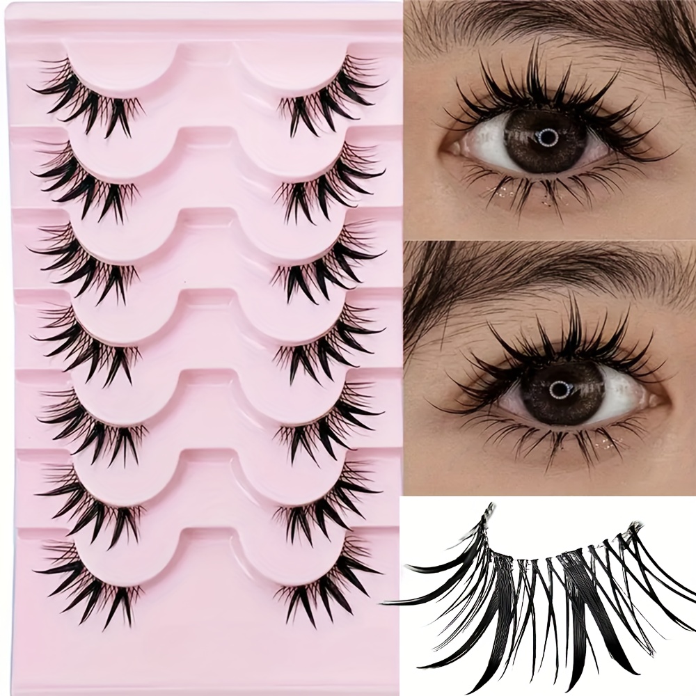 Eyelash Extension Japan - 7 Paar Half Eye Nepplatsen Natte