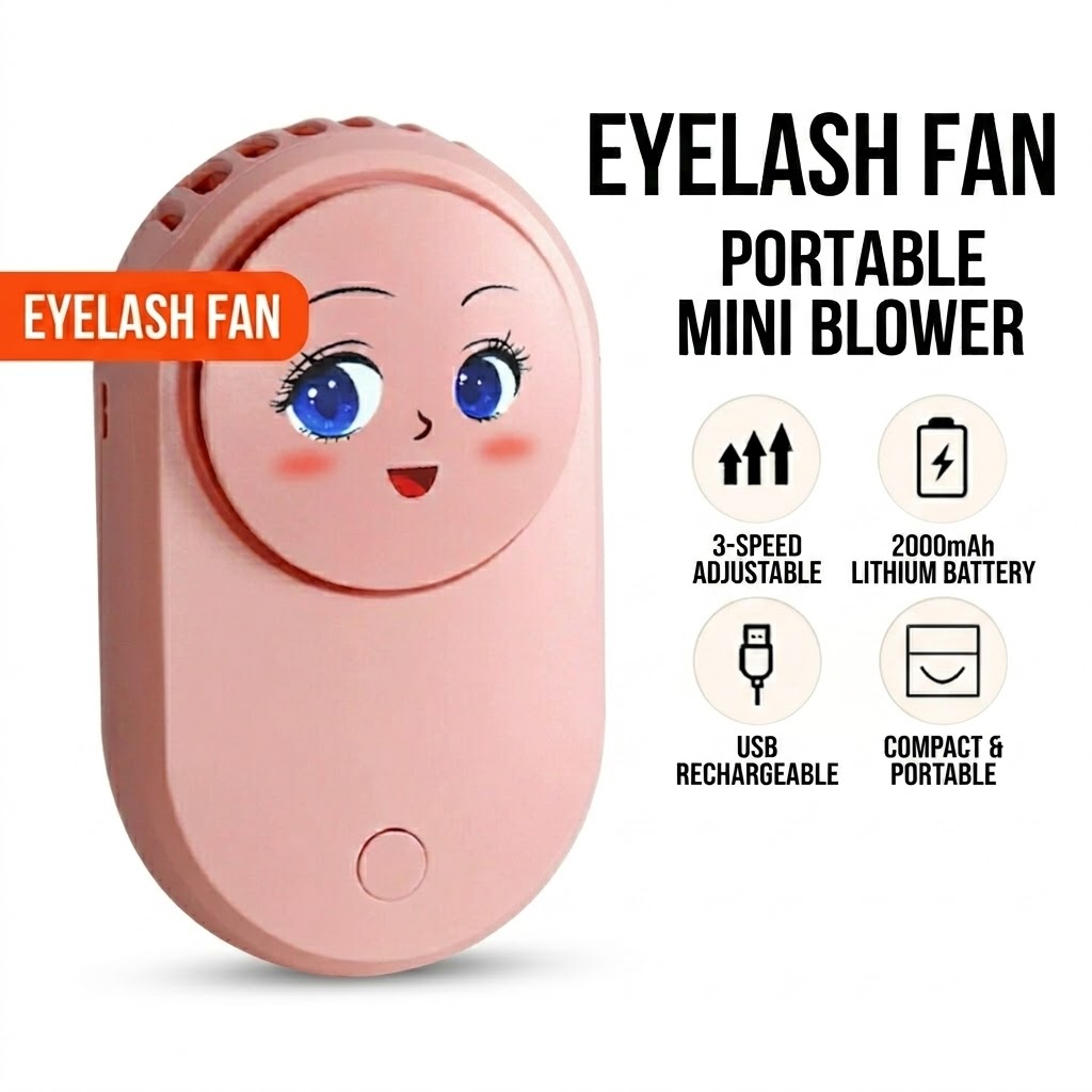 Eyelash Extension Fan - USB Draagbare Mini Wimperfansdroger Handheld Wimperblazer