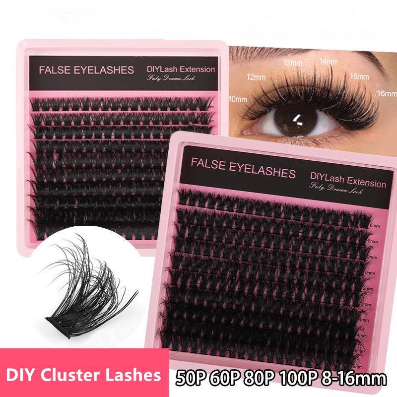 Eyelash Extension Cluster - 8 tot 16mm D Curl Fluffy