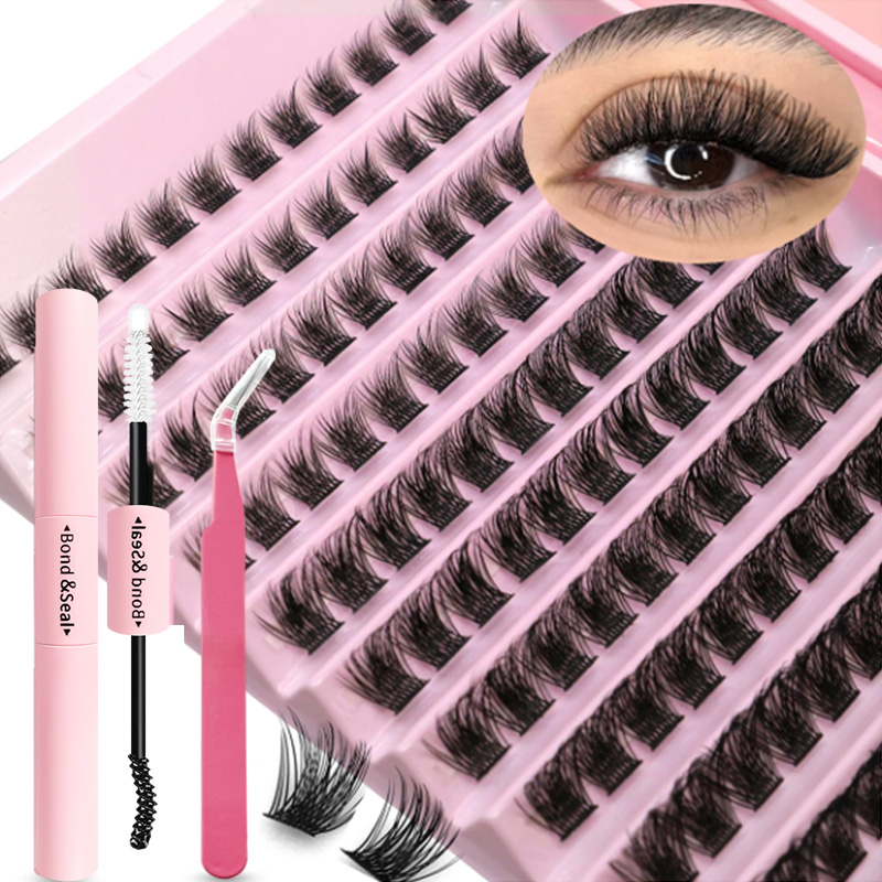 Eyelash Extension Full Set - DIY wimperverlengingsset Individuele wimpercluster Mix wimperclusters