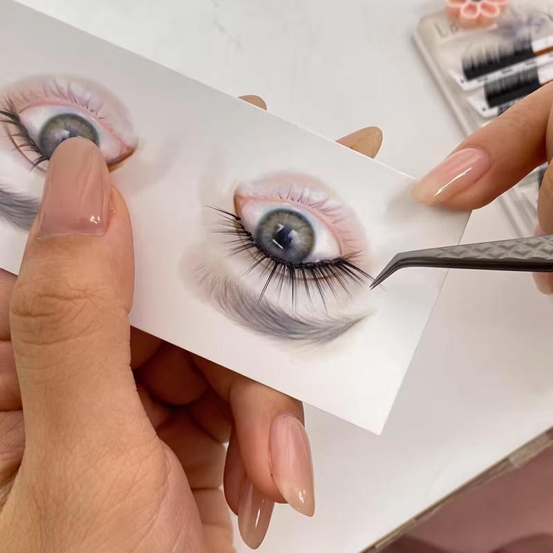 Eyelash Extension Aftercare - Herbruikbare wimpermappingkaarten voor beginners - Lash