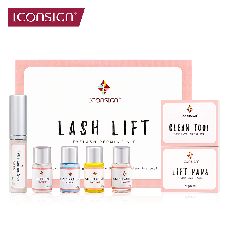 Eyelash Extension Full Set - ICONSIGN Lash Lift Kit Keratine Wimper