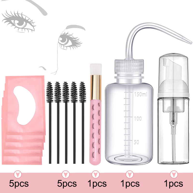 Eyelash Extension Wash - 13 Stuks Wimper Extension Cleaning Kit