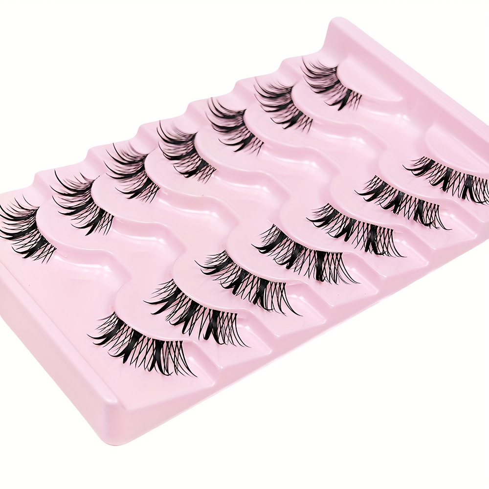 7 Paar Half Eye Nepplatsen Nat - Eyelash Extension Japan recensie en prijs