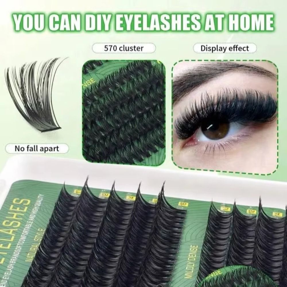 Natuurlijk uitziende valse wim - Eyelash Extension Cluster recensie en prijs