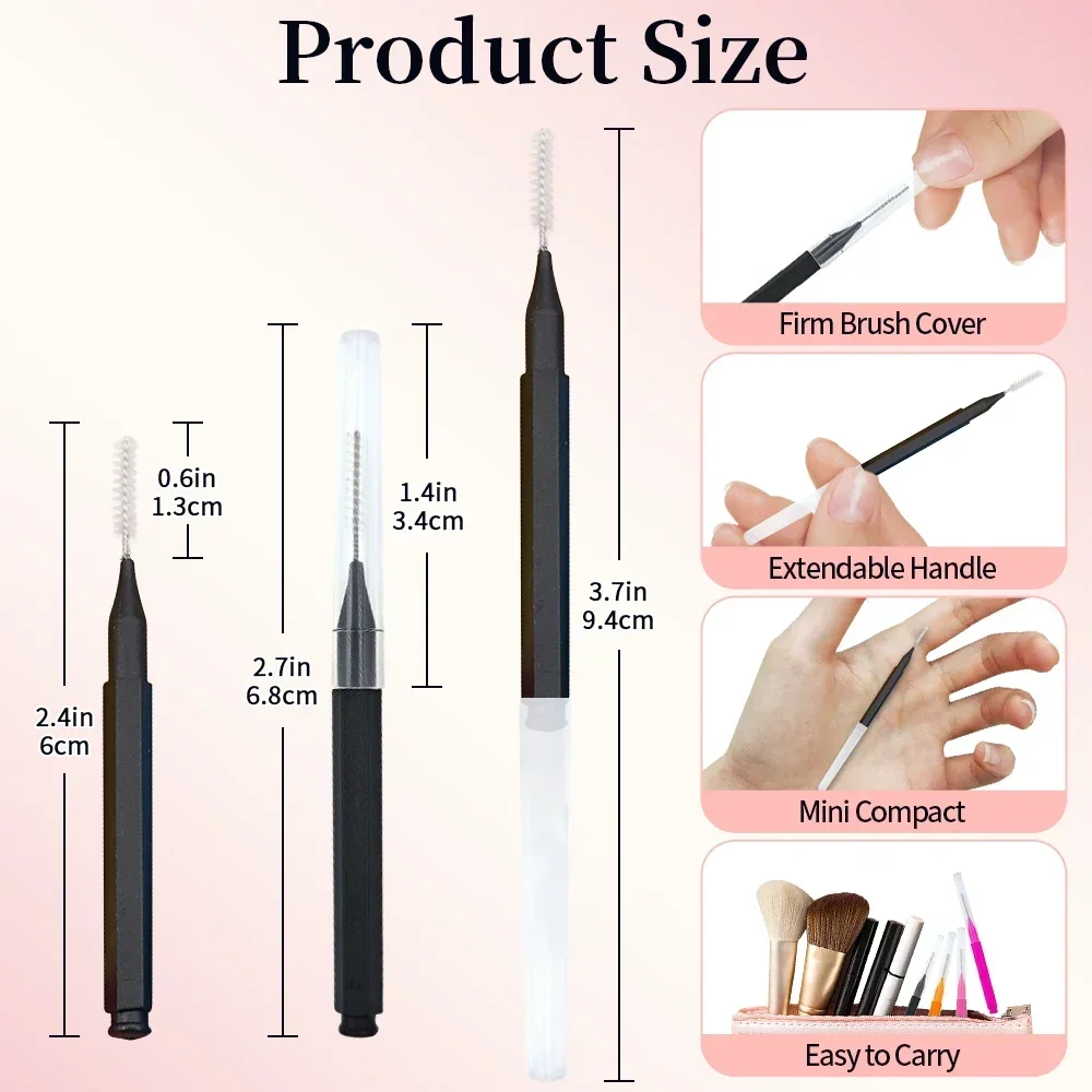 5/10/50PCS Mini Wenkbrauw Bors - Eyelash Extension Aftercare recensie en prijs