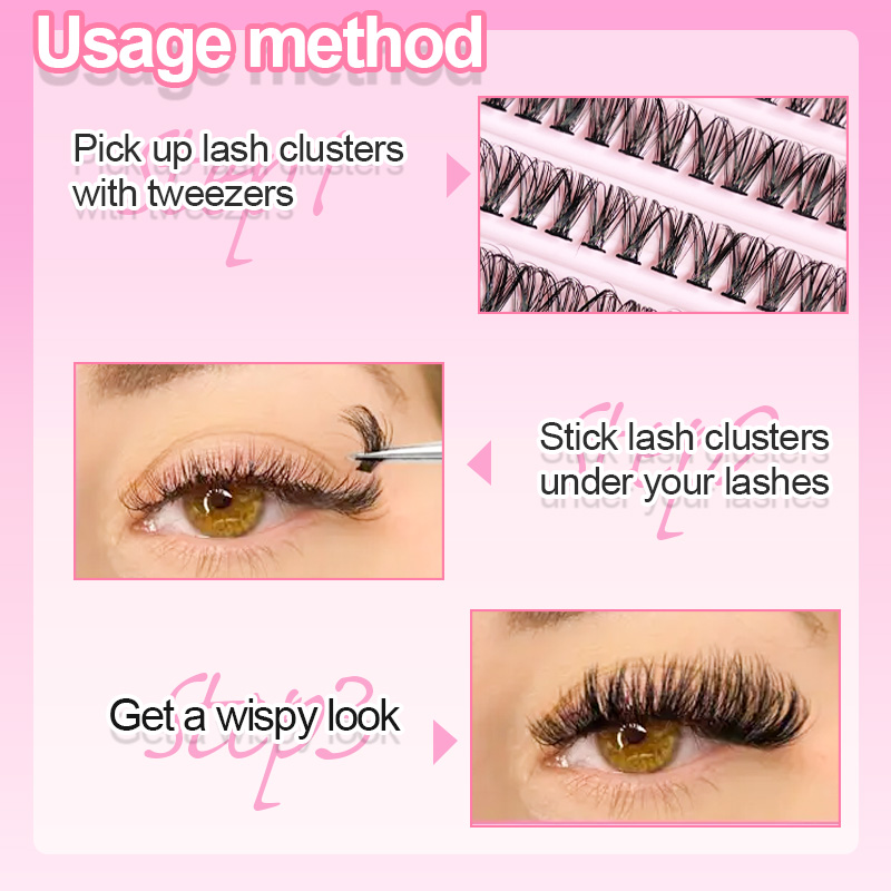 Individuele Wimpers Wimperpluk - Eyelash Extension Cluster recensie en prijs