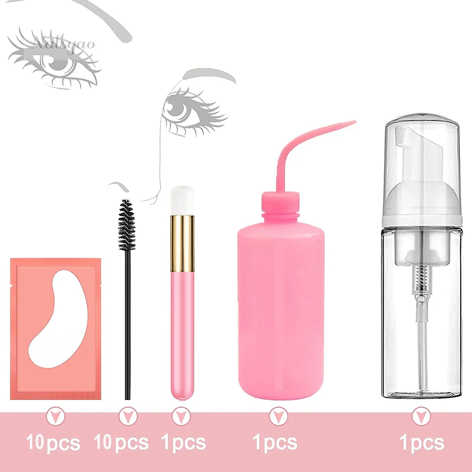 Reinigingsset voor wimperexten - Eyelash Extension Wash recensie en prijs