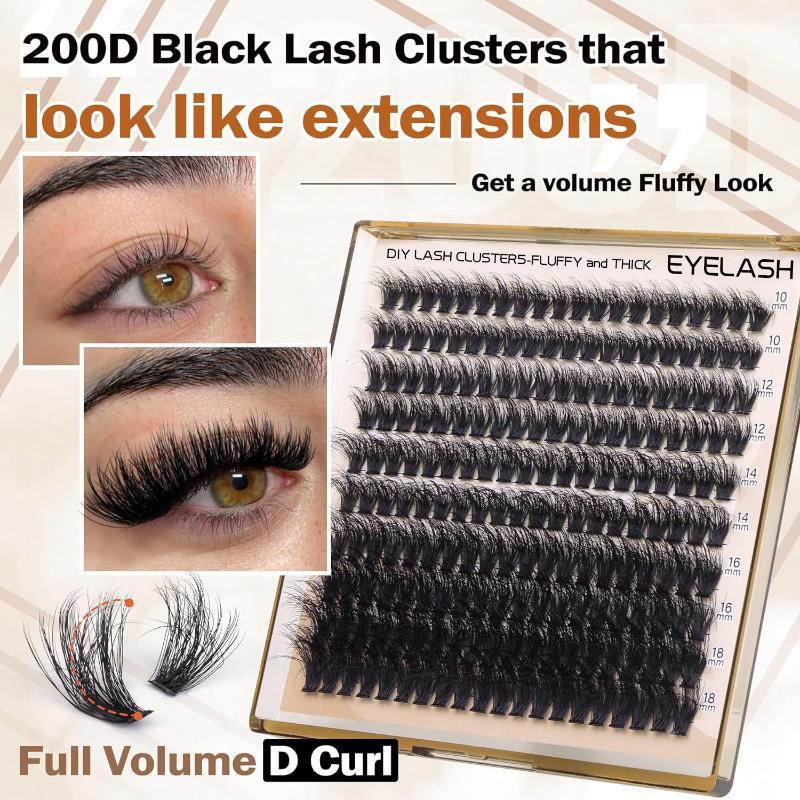 Nieuwe Pluizige Dikke Wimpercl - Eyelash Extension Cluster recensie en prijs
