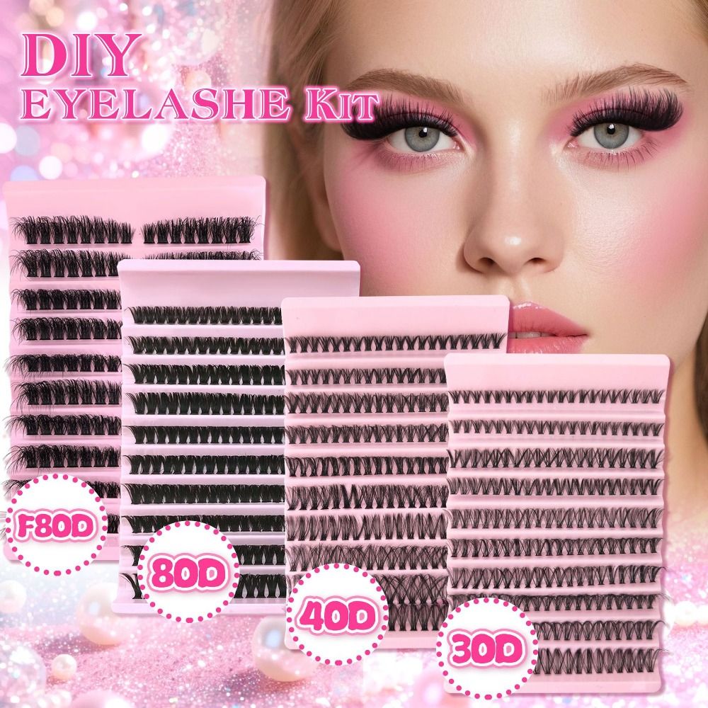 Natuurlijke look valse wimpers - Eyelash Extension Cluster recensie en prijs