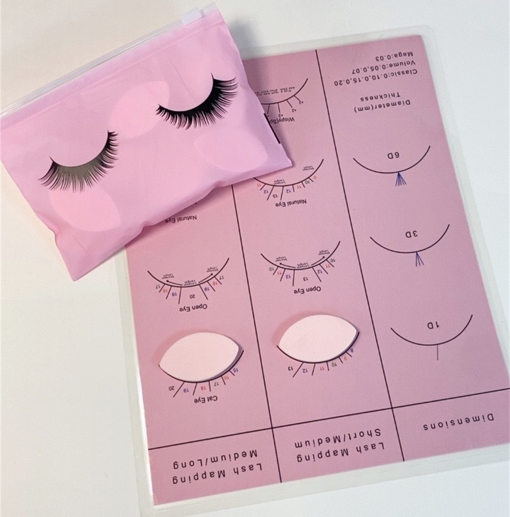 Lash Map Chart voor beginners  - Eyelash Extension Aftercare recensie en prijs