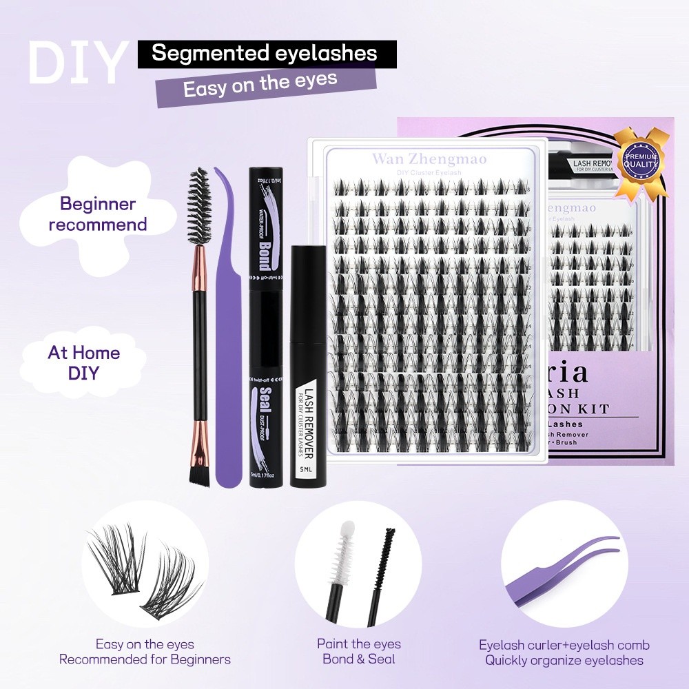 8-18mm Lange Kunstwimpers Bond - Eyelash Extension Cluster recensie en prijs