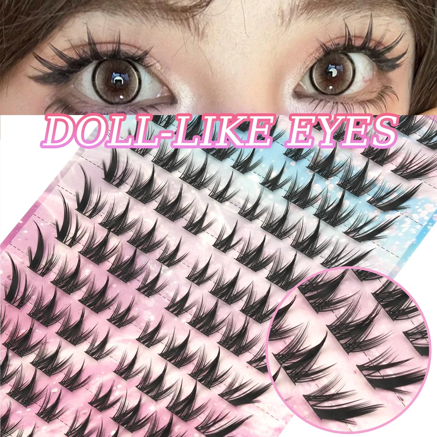 156 stuks D Curl Manga Doll Ey - Eyelash Extension Cluster recensie en prijs